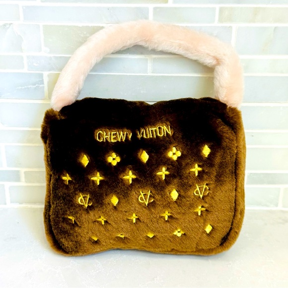 Haute Diggity Dog Other - 👜 SOLD👜 New Chewy Vuiton DOG TOY Handbag Chew Squeaky Toy. Small / Medium. Cute!